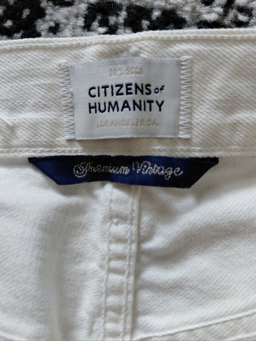 Citizens of Humanity Ayla Baggy Jeans 27 Crescent White Premium Vintage Wide Leg - Picture 9 of 16